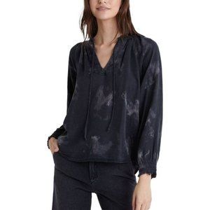 Bella Dahl Ruffle Raglan Pullover Top S